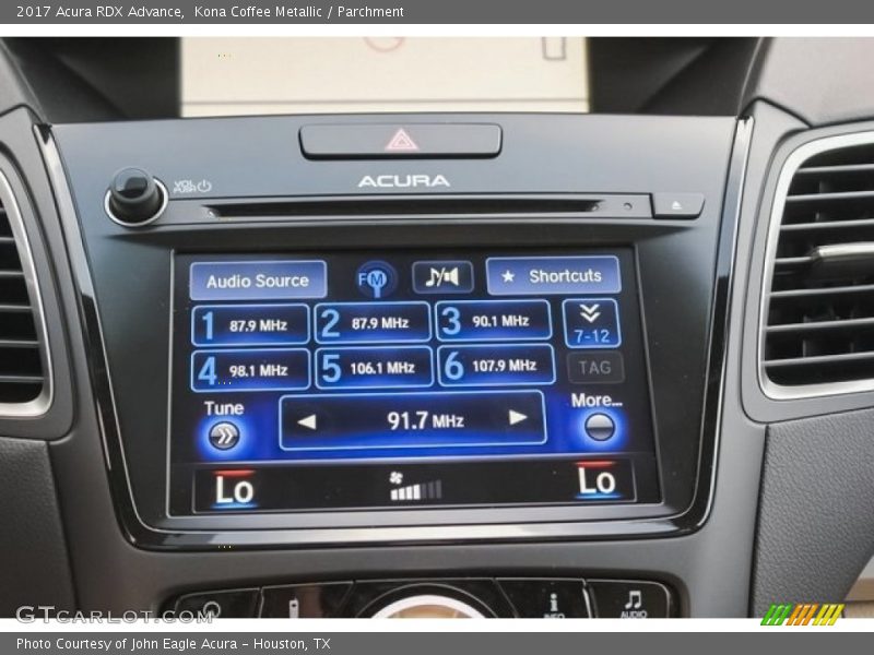 Kona Coffee Metallic / Parchment 2017 Acura RDX Advance