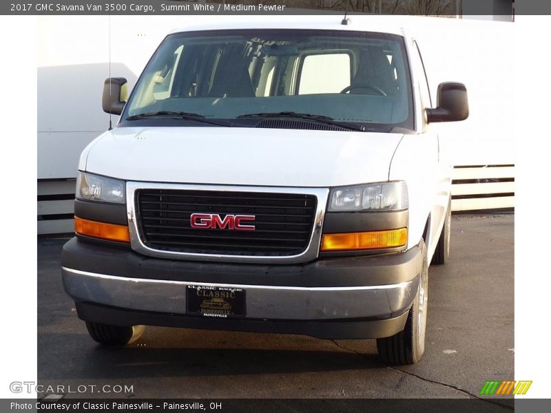 Summit White / Medium Pewter 2017 GMC Savana Van 3500 Cargo