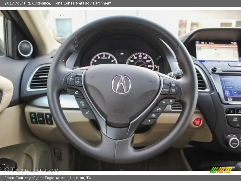 Kona Coffee Metallic / Parchment 2017 Acura RDX Advance