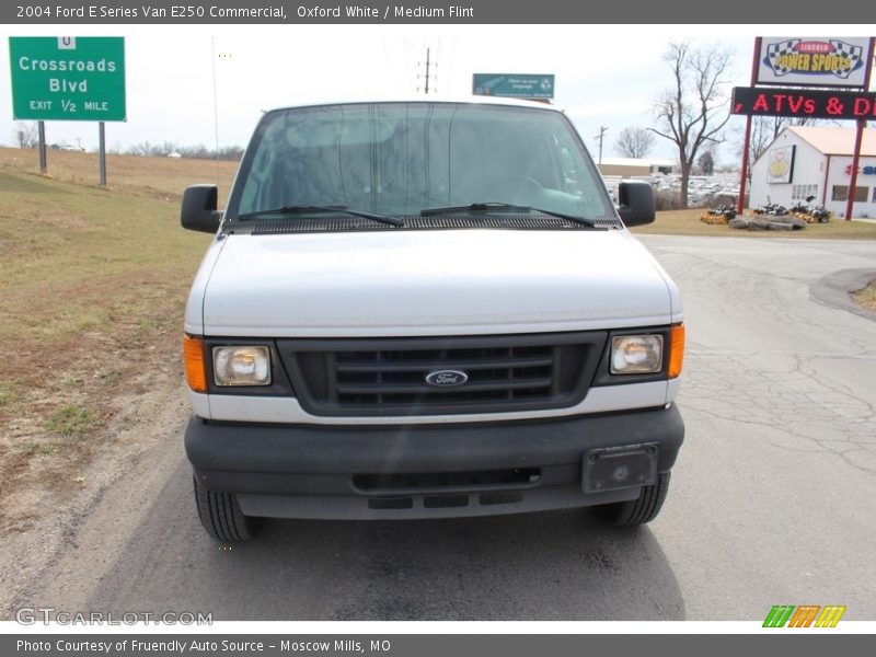 Oxford White / Medium Flint 2004 Ford E Series Van E250 Commercial