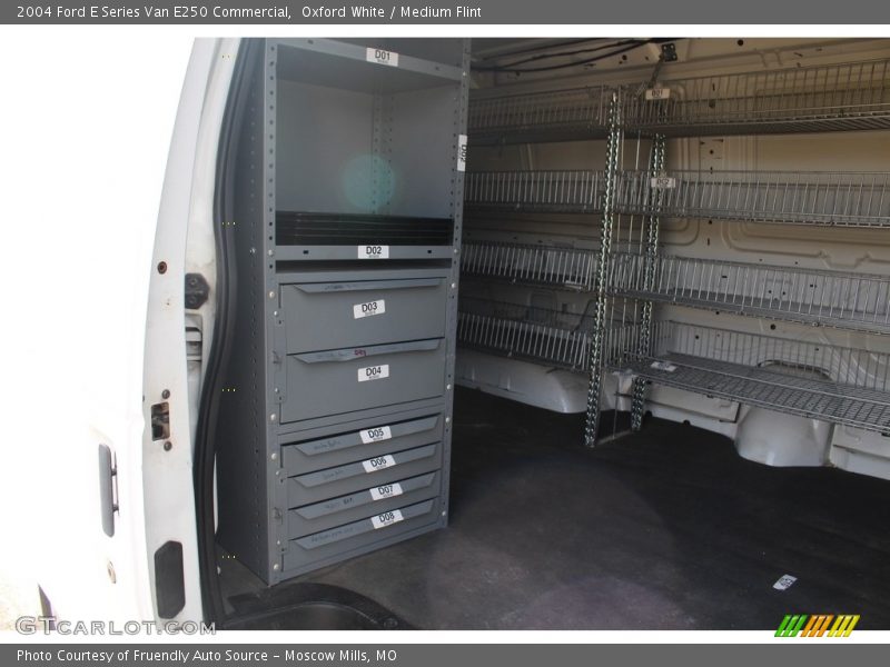 Oxford White / Medium Flint 2004 Ford E Series Van E250 Commercial