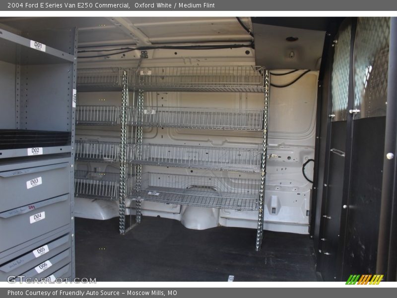Oxford White / Medium Flint 2004 Ford E Series Van E250 Commercial