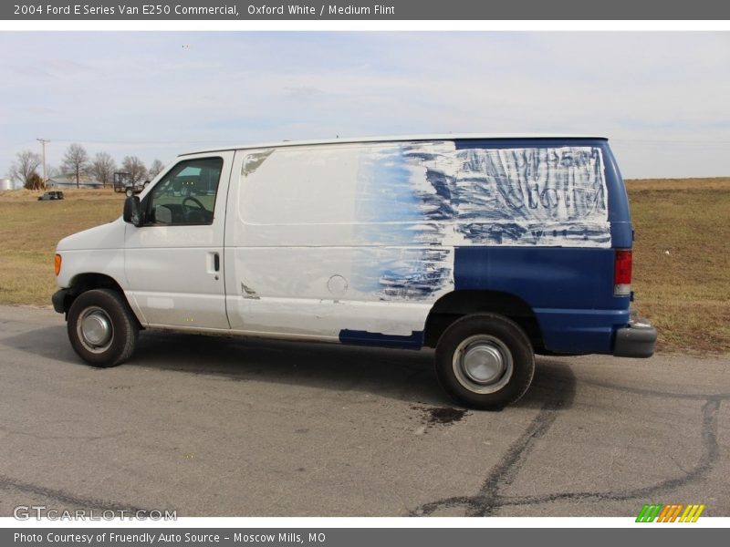 Oxford White / Medium Flint 2004 Ford E Series Van E250 Commercial