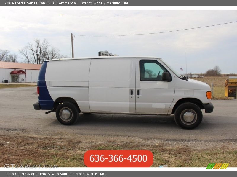 Oxford White / Medium Flint 2004 Ford E Series Van E250 Commercial