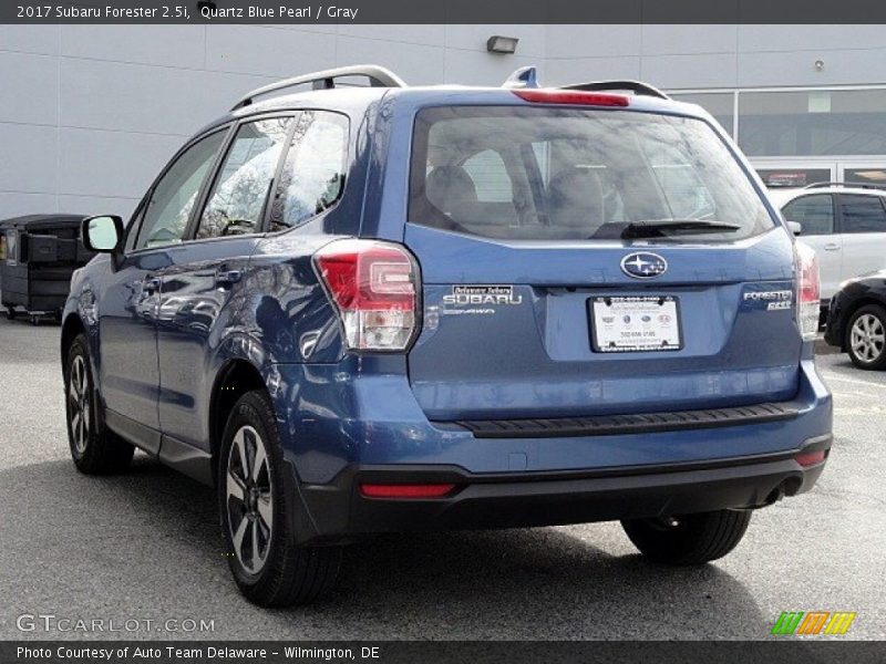 Quartz Blue Pearl / Gray 2017 Subaru Forester 2.5i