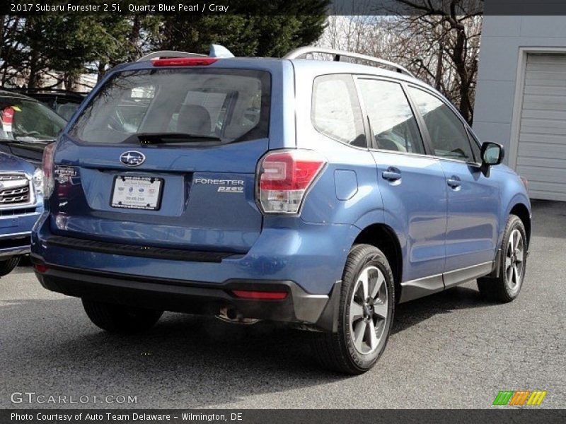Quartz Blue Pearl / Gray 2017 Subaru Forester 2.5i