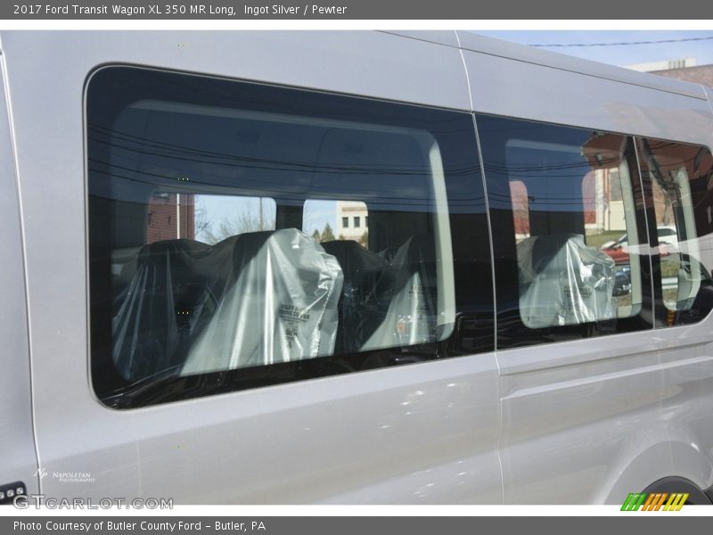 Ingot Silver / Pewter 2017 Ford Transit Wagon XL 350 MR Long