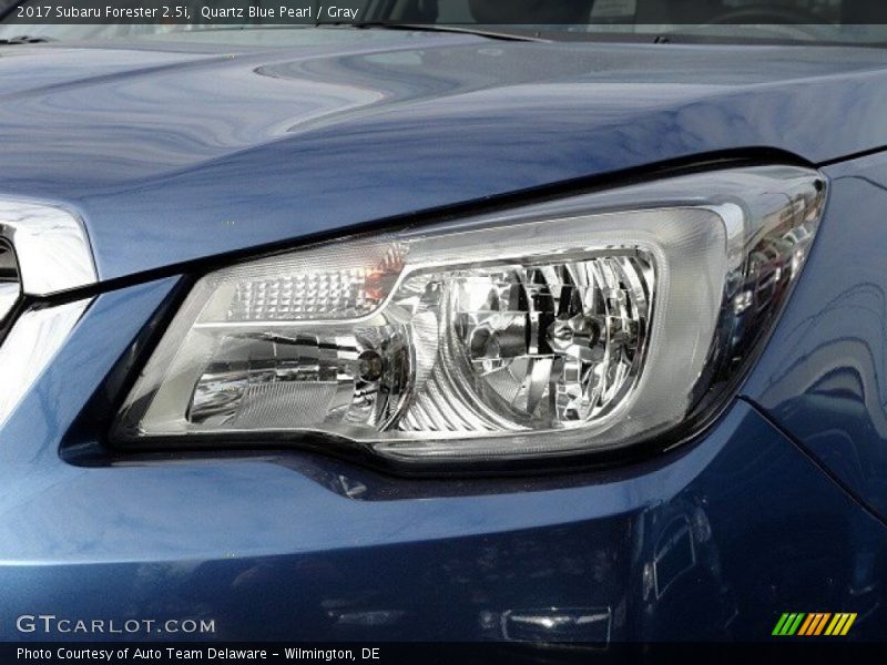 Quartz Blue Pearl / Gray 2017 Subaru Forester 2.5i