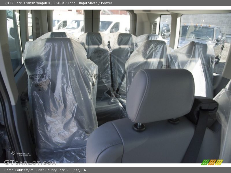 Ingot Silver / Pewter 2017 Ford Transit Wagon XL 350 MR Long