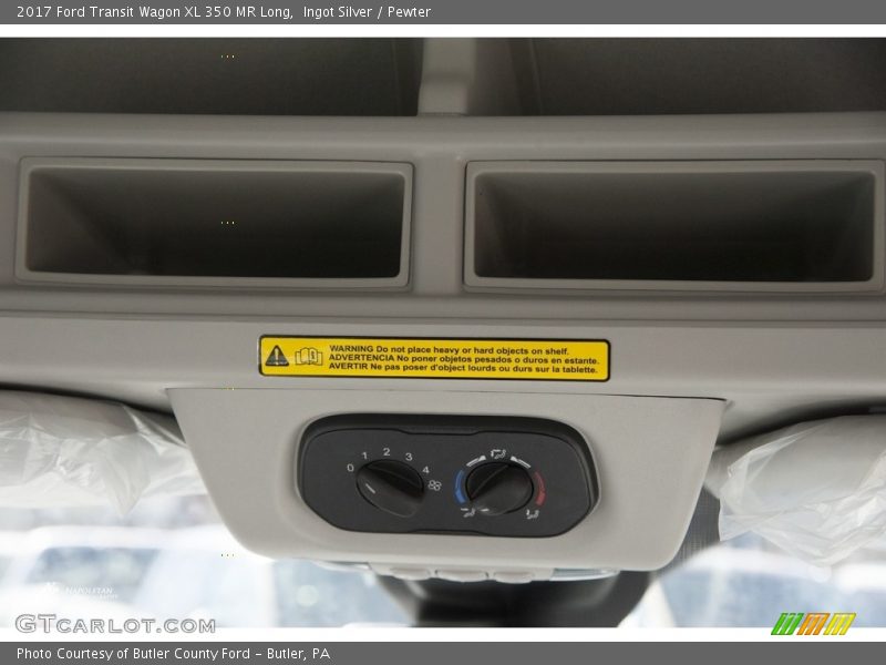 Ingot Silver / Pewter 2017 Ford Transit Wagon XL 350 MR Long