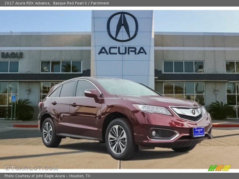 Basque Red Pearl II / Parchment 2017 Acura RDX Advance