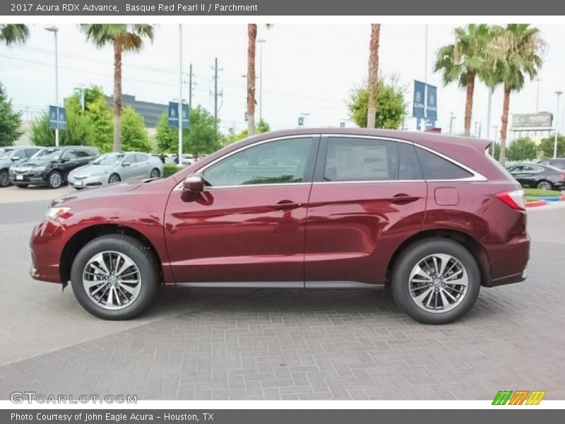 Basque Red Pearl II / Parchment 2017 Acura RDX Advance