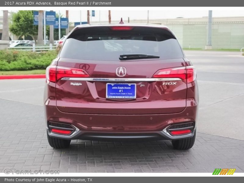 Basque Red Pearl II / Parchment 2017 Acura RDX Advance