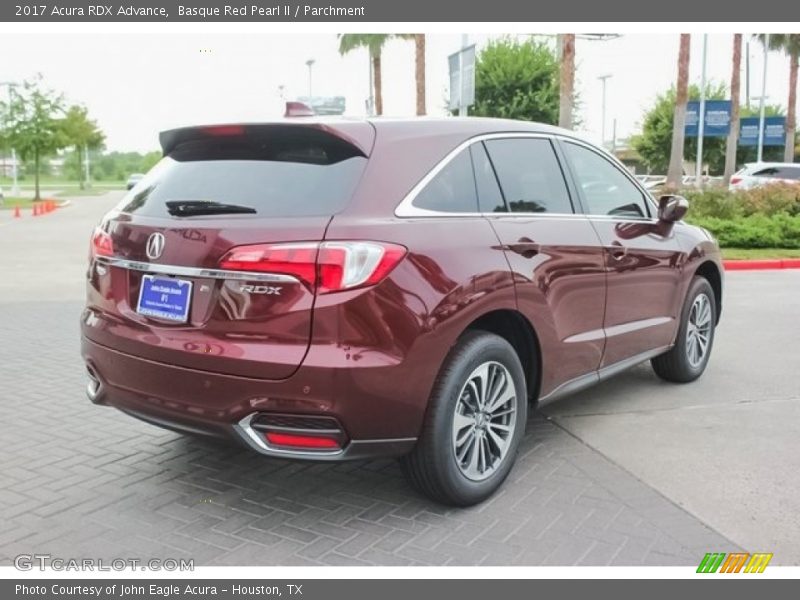 Basque Red Pearl II / Parchment 2017 Acura RDX Advance