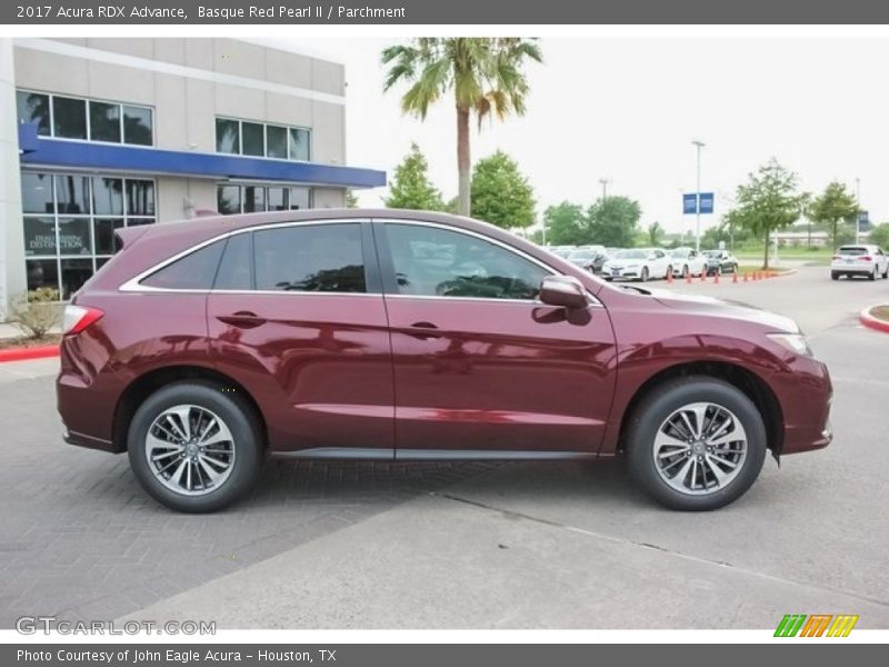 Basque Red Pearl II / Parchment 2017 Acura RDX Advance