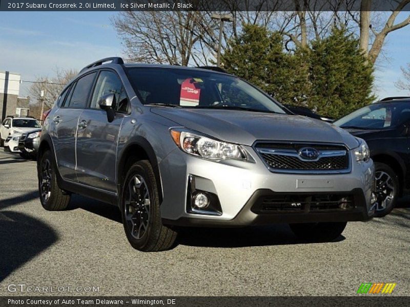 Ice Silver Metallic / Black 2017 Subaru Crosstrek 2.0i Limited