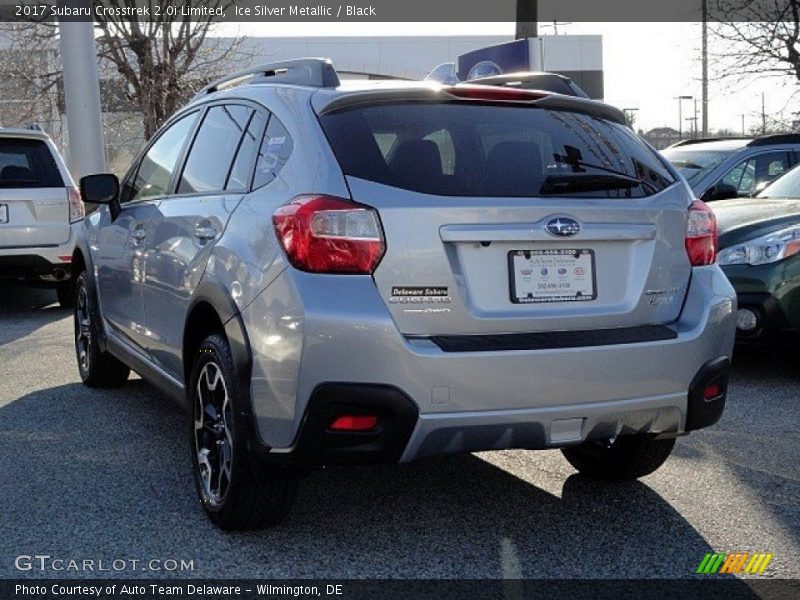 Ice Silver Metallic / Black 2017 Subaru Crosstrek 2.0i Limited