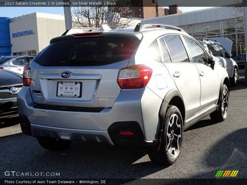 Ice Silver Metallic / Black 2017 Subaru Crosstrek 2.0i Limited