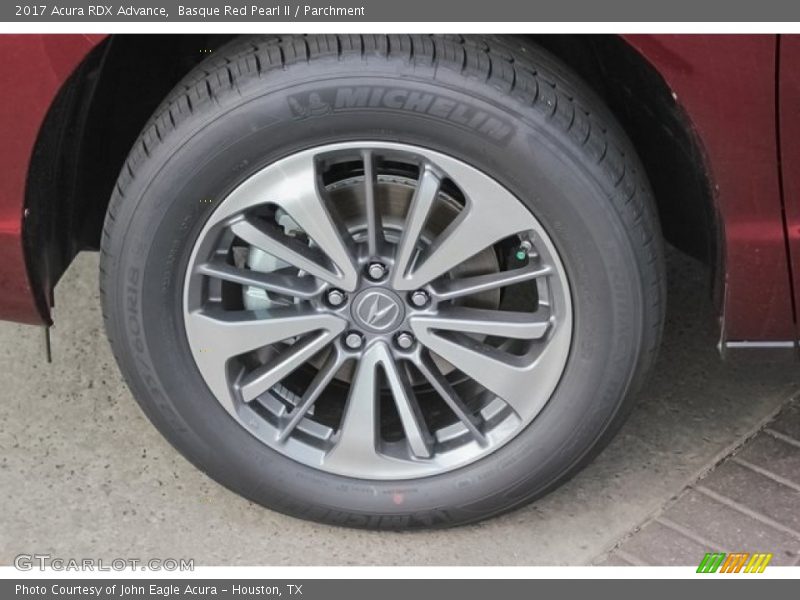 Basque Red Pearl II / Parchment 2017 Acura RDX Advance