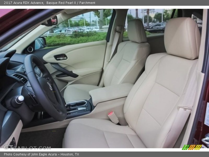 Basque Red Pearl II / Parchment 2017 Acura RDX Advance