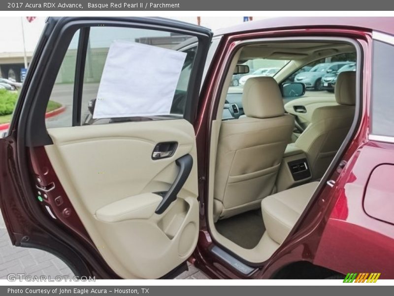 Basque Red Pearl II / Parchment 2017 Acura RDX Advance