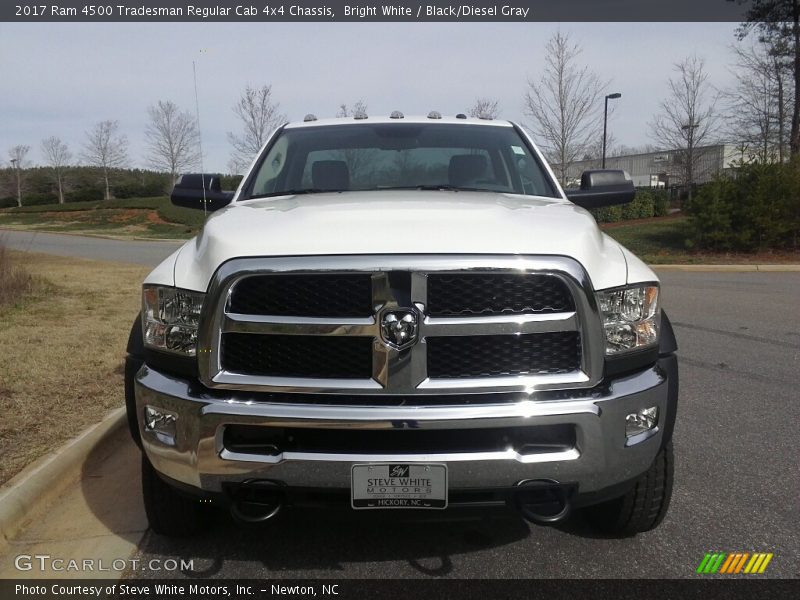 Bright White / Black/Diesel Gray 2017 Ram 4500 Tradesman Regular Cab 4x4 Chassis