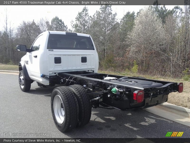 Bright White / Black/Diesel Gray 2017 Ram 4500 Tradesman Regular Cab 4x4 Chassis