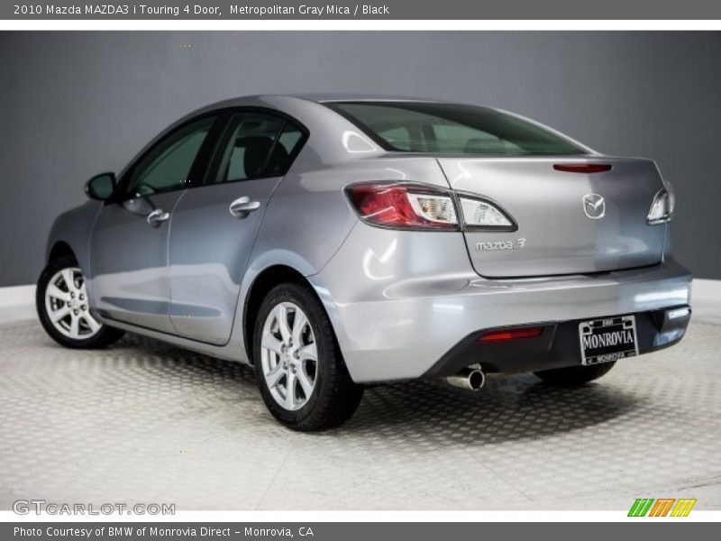 Metropolitan Gray Mica / Black 2010 Mazda MAZDA3 i Touring 4 Door