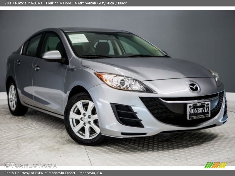 Metropolitan Gray Mica / Black 2010 Mazda MAZDA3 i Touring 4 Door