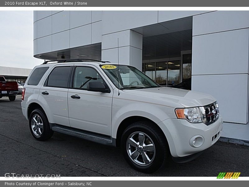 Oxford White / Stone 2010 Ford Escape XLT