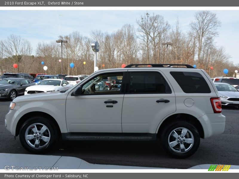 Oxford White / Stone 2010 Ford Escape XLT