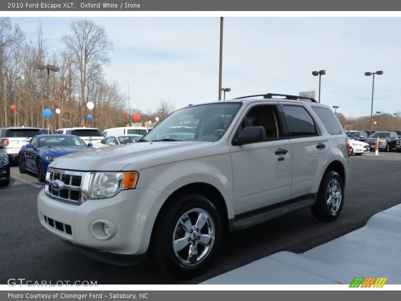 Oxford White / Stone 2010 Ford Escape XLT