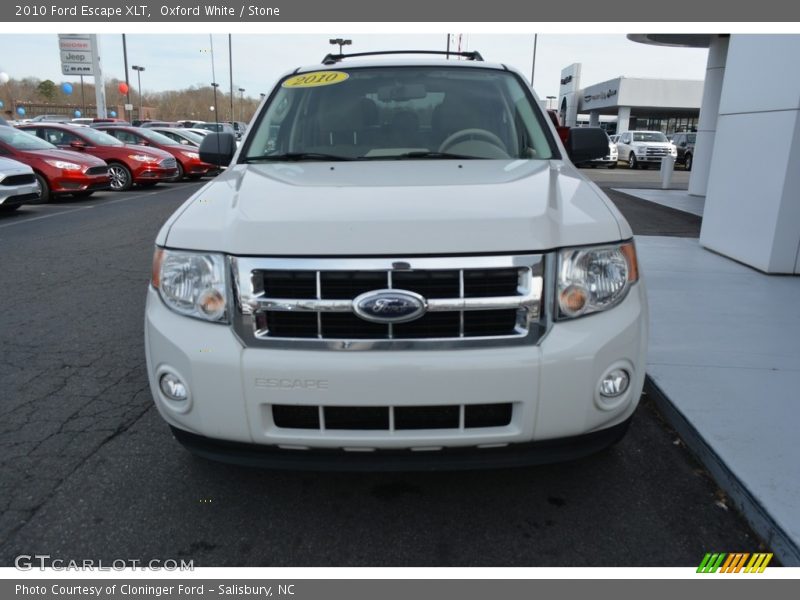 Oxford White / Stone 2010 Ford Escape XLT