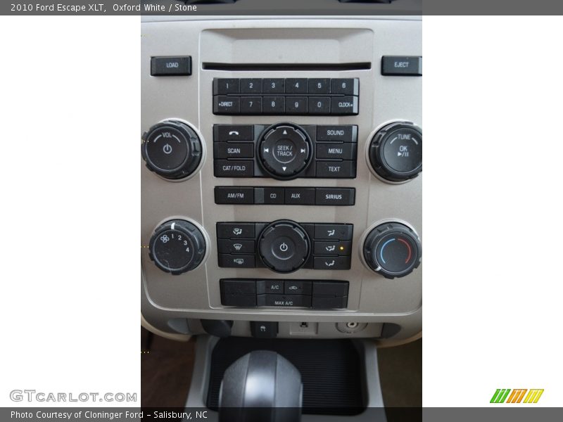 Oxford White / Stone 2010 Ford Escape XLT