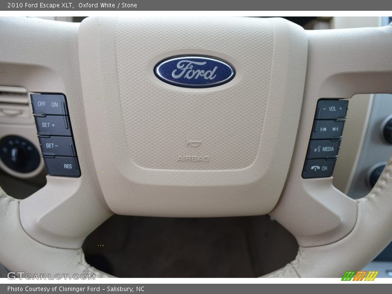 Oxford White / Stone 2010 Ford Escape XLT