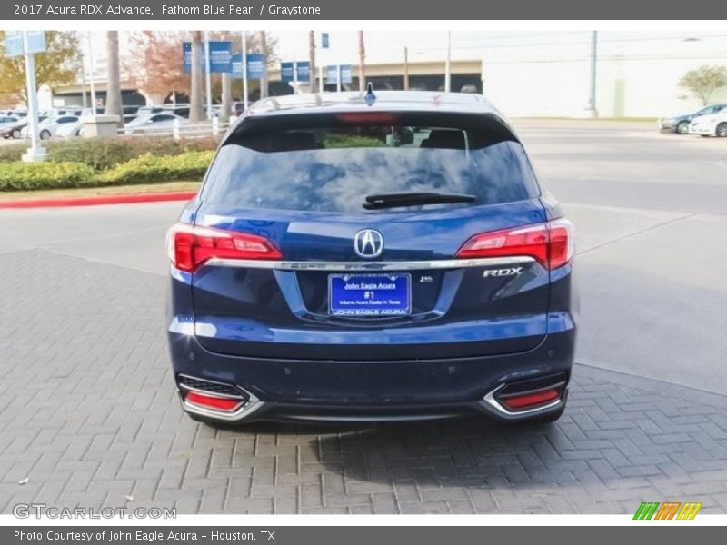 Fathom Blue Pearl / Graystone 2017 Acura RDX Advance