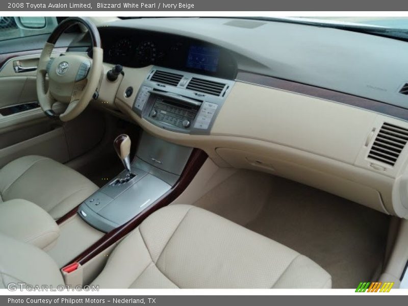 Blizzard White Pearl / Ivory Beige 2008 Toyota Avalon Limited