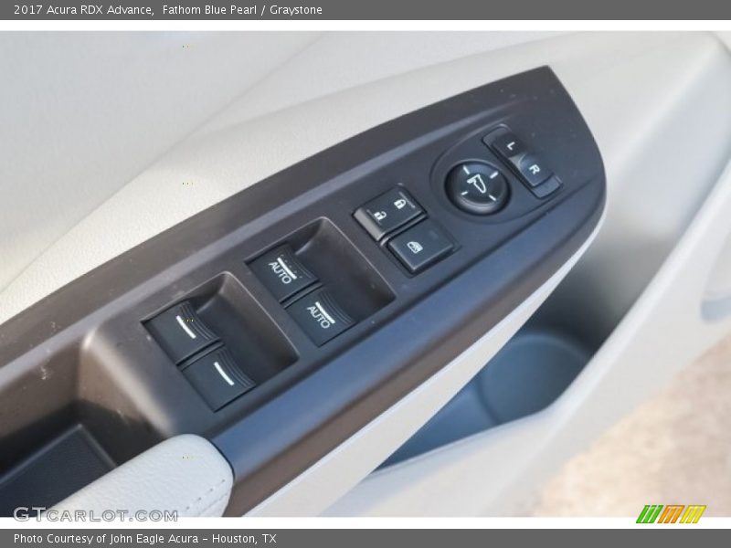 Fathom Blue Pearl / Graystone 2017 Acura RDX Advance