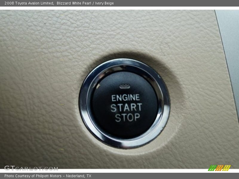 Blizzard White Pearl / Ivory Beige 2008 Toyota Avalon Limited