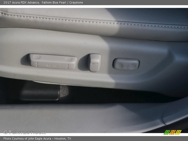 Fathom Blue Pearl / Graystone 2017 Acura RDX Advance