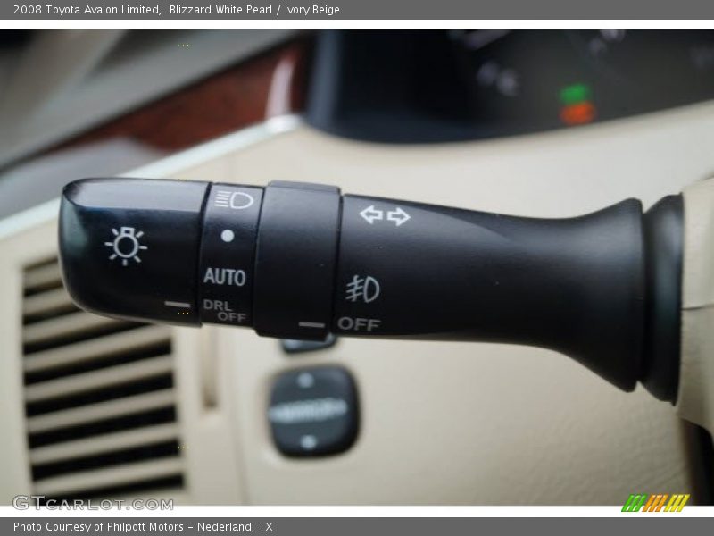 Blizzard White Pearl / Ivory Beige 2008 Toyota Avalon Limited