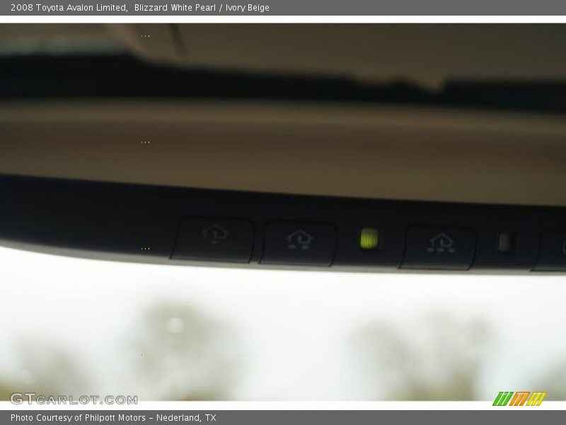 Blizzard White Pearl / Ivory Beige 2008 Toyota Avalon Limited