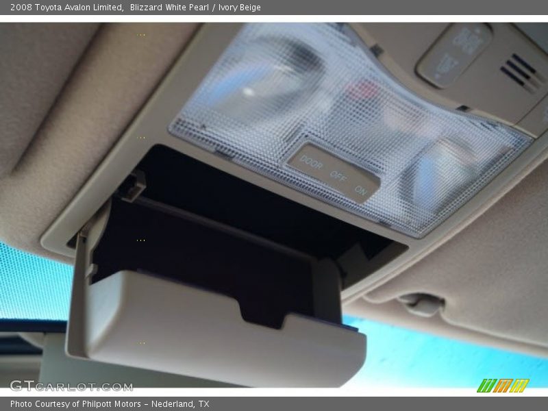 Blizzard White Pearl / Ivory Beige 2008 Toyota Avalon Limited