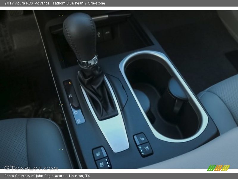 Fathom Blue Pearl / Graystone 2017 Acura RDX Advance