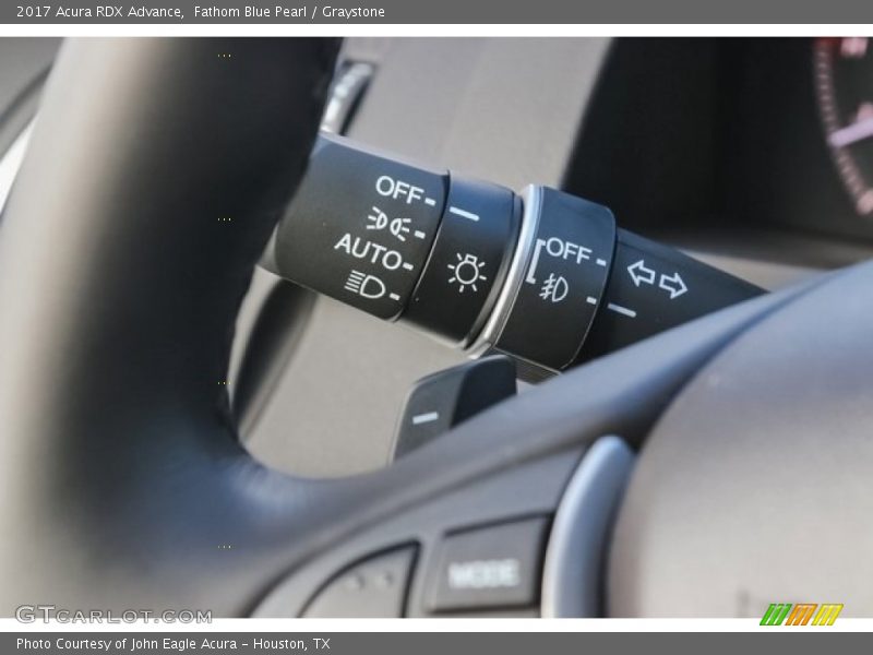 Fathom Blue Pearl / Graystone 2017 Acura RDX Advance