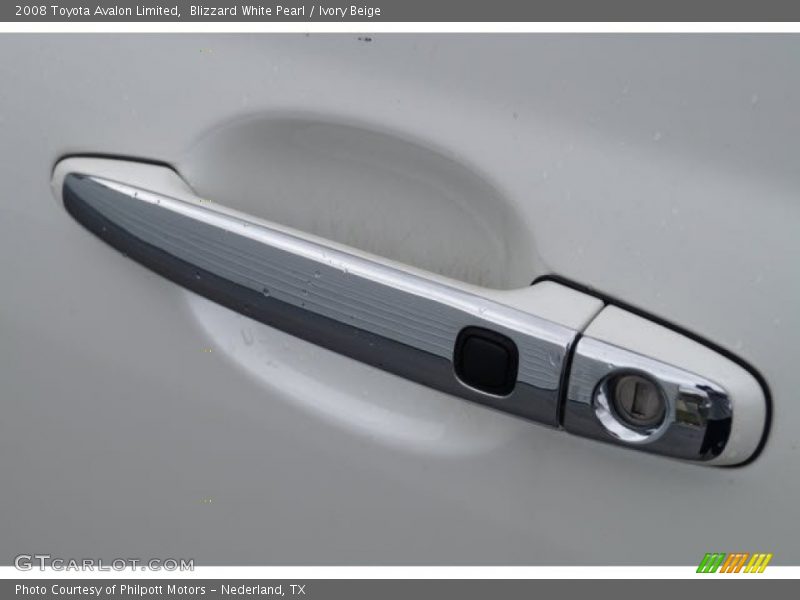 Blizzard White Pearl / Ivory Beige 2008 Toyota Avalon Limited