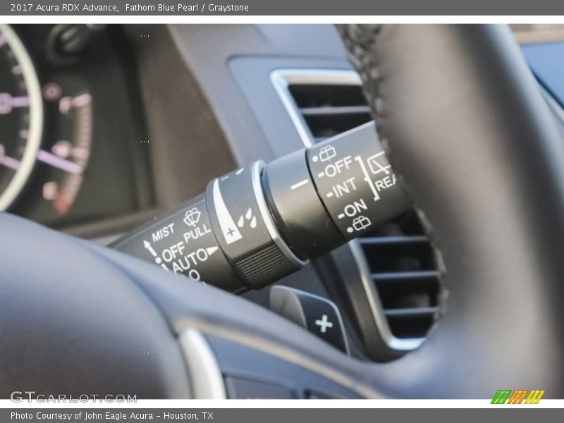 Fathom Blue Pearl / Graystone 2017 Acura RDX Advance