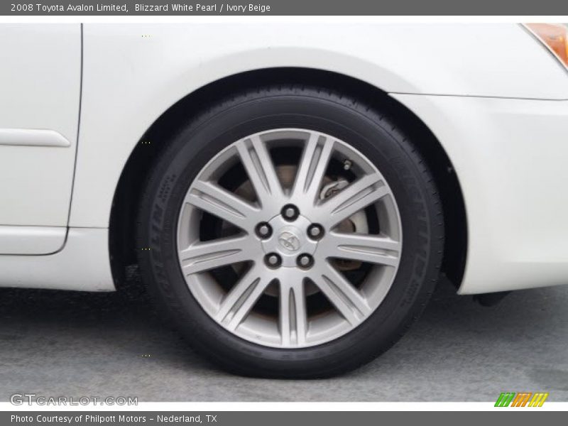 Blizzard White Pearl / Ivory Beige 2008 Toyota Avalon Limited