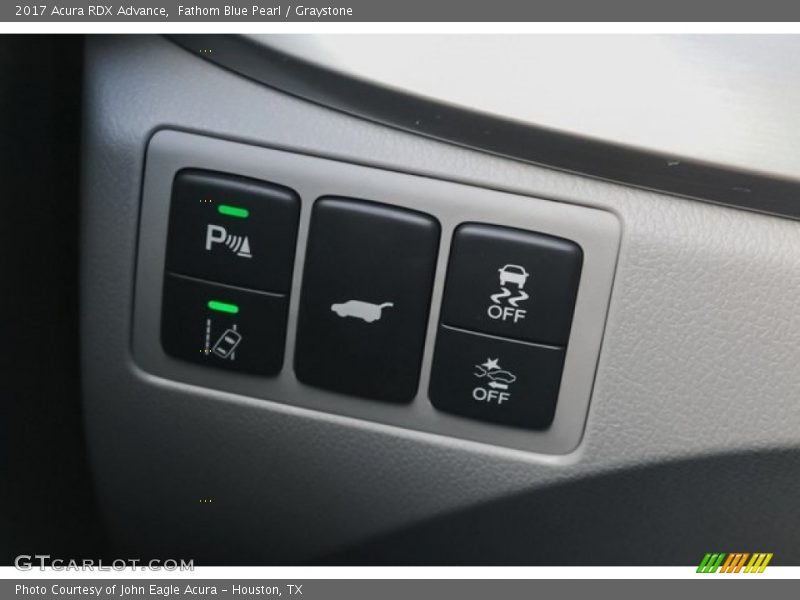 Fathom Blue Pearl / Graystone 2017 Acura RDX Advance