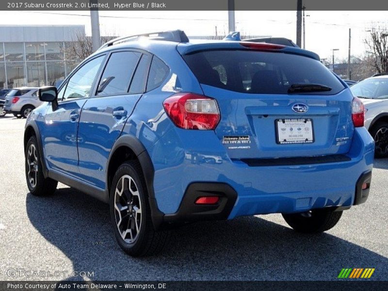 Hyper Blue / Black 2017 Subaru Crosstrek 2.0i Limited